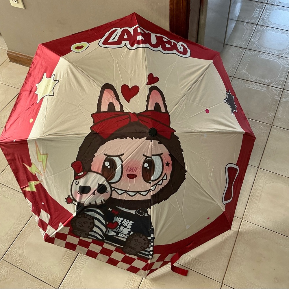 Labubu full size umbrella